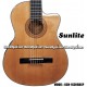 SUNLITE Serie 1600 Guitarra Clásica c/Pastilla Pre-Amplificador - Natural