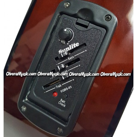 SUNLITE 1600 Series 4/4 Classical Guitar Cutaway w/Passive Pre-Amp - Natural