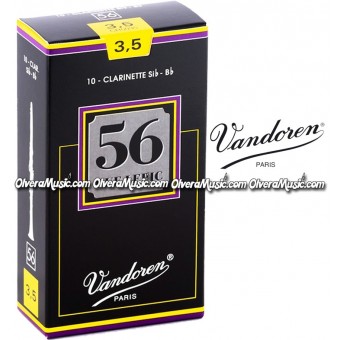 VANDOREN 56 Rue Lepic Bb Clarinet Reeds- Box of 10