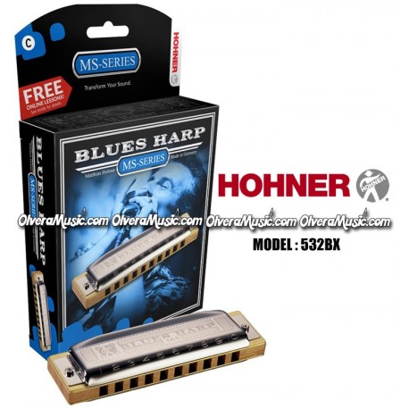 Blues Harp 532/20 MS C Blues Harp-Harmonica-HOHNER-Clé C 
