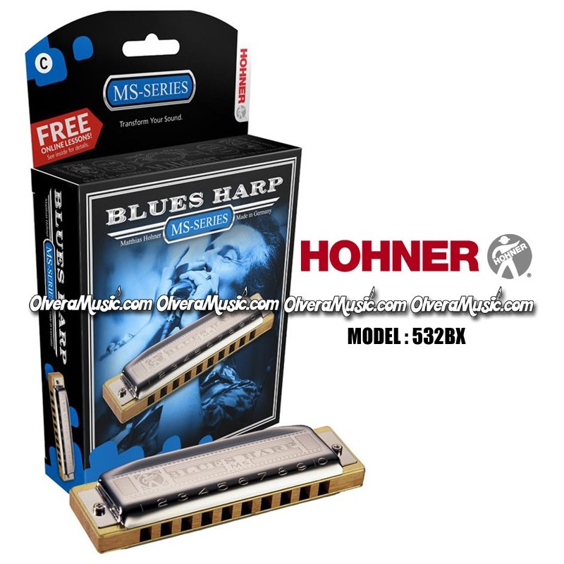 Hohner Inc 532bx-a blues Harp armonica la 10 A