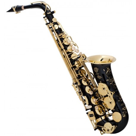 SELMER PARIS "Serie II" Edicion Jubilee Saxofón Alto Profesional - Lacquer Negro