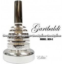 GARIBALDI Elite Double-Cup Trombone Mouthpiece - Silver Plate
