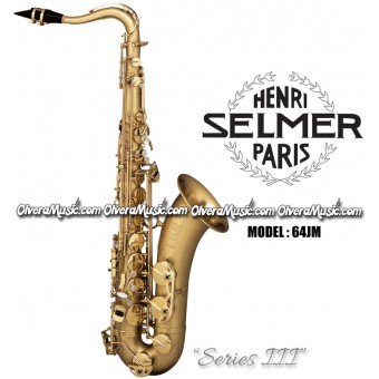 SELMER PARIS "Serie III" Edición Jubilee Saxofón Tenor Profesional - Mate