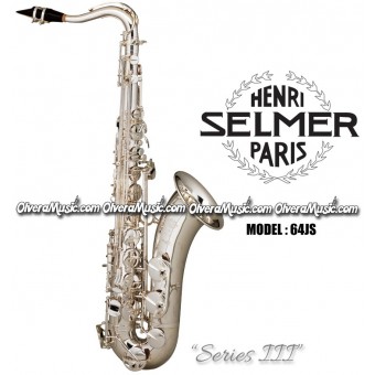 SELMER PARIS "Series III" Jubilee Edition Professional Bb Tenor Saxophone - Silver Plated