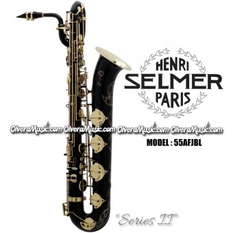 SELMER PARIS "Serie II" Edición Jubilee Saxofón Baritono Profesional - Lacquer Negro