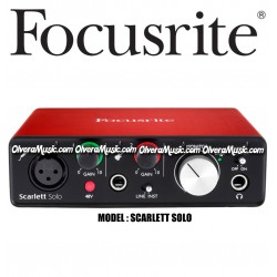 FOCUSRITE Scarlett Solo Segunda Generación USB Audio Interface