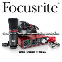 FOCUSRITE Scarlett 2i2 Studio Segunda Generación USB Audio Interface