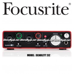 FOCUSRITE Scarlett 2i2 Segunda Generación USB Audio Interface