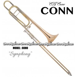 CONN "Symphony" Trombón Tenor Profesional de Vara - Lacquer