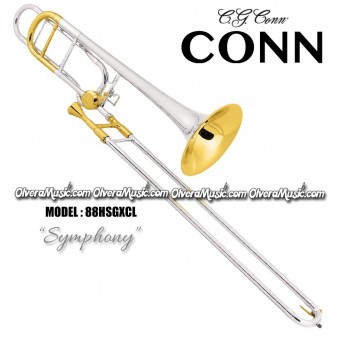 CONN "Symphony" Trombón Tenor Profesional de Vara - Combinado
