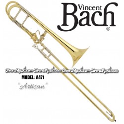 BACH Stradivarius "Artisan" Trombón Tenor Modelo "Infinity" Profesional de Vara - Lacquer