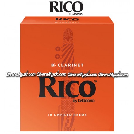RICO Bb Clarinet Reeds - Box of 10
