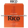 RICO Caña Bb p/Clarinete - Caja de 10