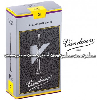 VANDOREN V12 Bb Clarinet Reeds - Box of 10