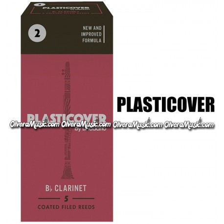 PLASTICOVER Cañas Bb p/Clarinete - Caja de 5