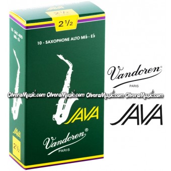 VANDOREN JAVA Cañas p/Saxofón Alto - Caja de 10