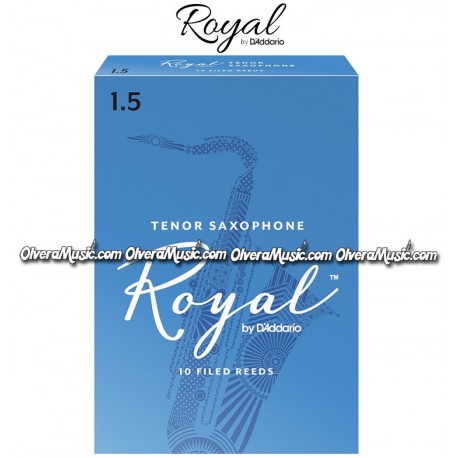 RICO ROYAL Tenor Saxophone Reeds - Box of 10