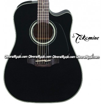 TAKAMINE Serie G30 Guitarra Electro/Acustica de 6-Cuerdas - Negro Brillante