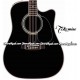 TAKAMINE Serie Legacy Guitarra Electro-Acustica de 6-Cuerdas - Negro Brillante