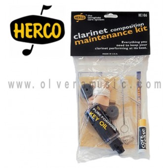 HERCO Kit de Mantenimiento Para Clarinete