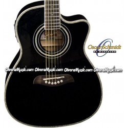 OSCAR SCHMIDT de Washburn Guitarra Electro-Acustica 3/4 - Color Negro