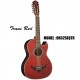 OSCAR SCHMIDT by Washburn Traditional Bajo Quinto - Quilt Trans Red