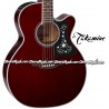 TAKAMINE NEX-Body Acoustic/Electric 6-String Guitar - Wine Red