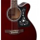 TAKAMINE NEX-Body Acoustic/Electric Guitar - Wine Red
