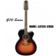 TAKAMINE Serie G70 Guitarra Electro/Acustica de 12-Cuerdas - Sunburst