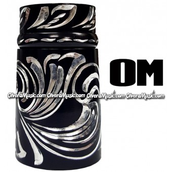 OM Aluminum Clarinet Tuning Barrel w/Engraving - Black