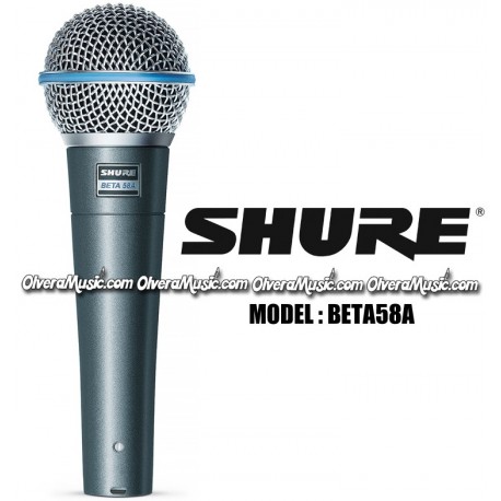 SHURE Micrófono Vocal - Super Cardioid Dynamic