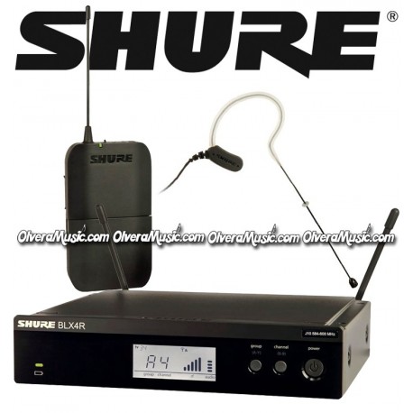 SHURE Rack Mount Wireless System - Earset Microphone