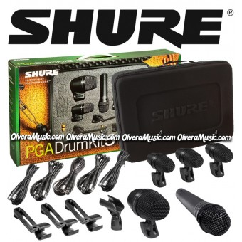 SHURE Kit de Micrófonos p/Bateria - 5 Piezas