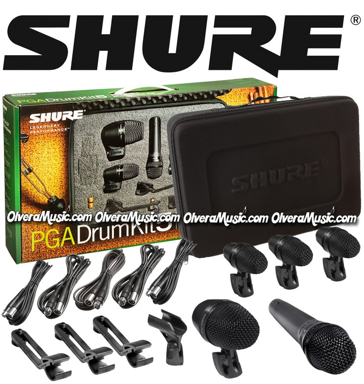 Shure PGADRUMKIT7 Drum Microphone Kit STUDIO PAK