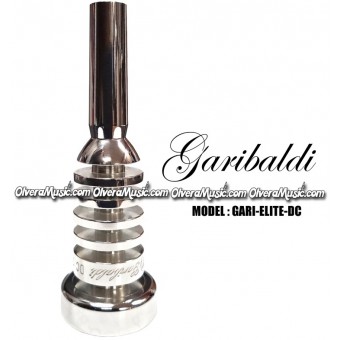 GARIBALDI Elite Trumpet Mouthpiece Silver-Plate Finish - Double Cup