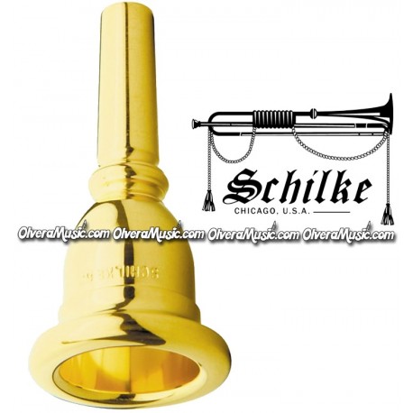 Schilke Serie Standard Gold Plate Sousaphone Mouthpiece