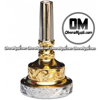 OM Trombone Mouthpiece Engraved/Double-Cup