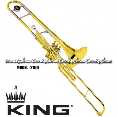 KING "3B" Trombón Profesional de Embolos Sibemol - Lacquer