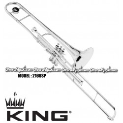 KING "3B" Professional Bb Valve Trombone - Silver Plate Finish