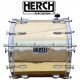 Herch 20x24 Bass Drum Gold Color Solid w/10-lugs