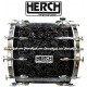 Herch 20x24 Bass Drum Turbo Black/Chrome Color Combination 10-Lug