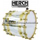 Herch 20x24 Bass Drum Gold/Chrome Color Combination w/Engraving 10-Lug