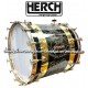 Herch 24x22 Bass Drum Black/Chrome Color Combination w/Engraving 12-Lug