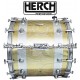 Herch 20x24 Bass Drum Sun & Moon Design Gold/Chrome Color Combination 12-Lug