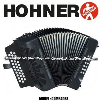 HOHNER Compadre Button Accordion - Black