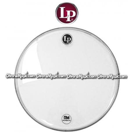 LP Double-Ply Clear 14" Drum Head - LP Banda