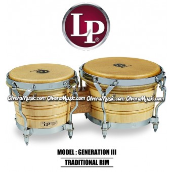 LP Generation III Wood Bongos