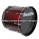 SUNLITE 18x24 Bass Drum - Wine Red
