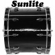 SUNLITE 18x24 Bass Drum - Black